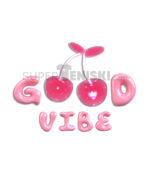 Дамска тениска Good Vibe 3D черешки - Изображение 2